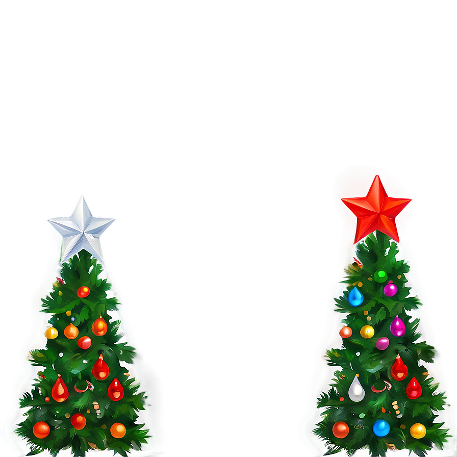 Christmas Tree C PNG Image