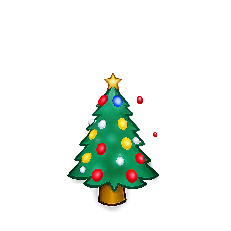 Christmas Tree Emoji Png Mhy PNG Image