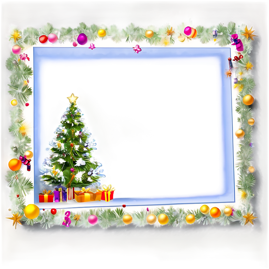 Christmas Tree Frame Png 04292024 PNG Image