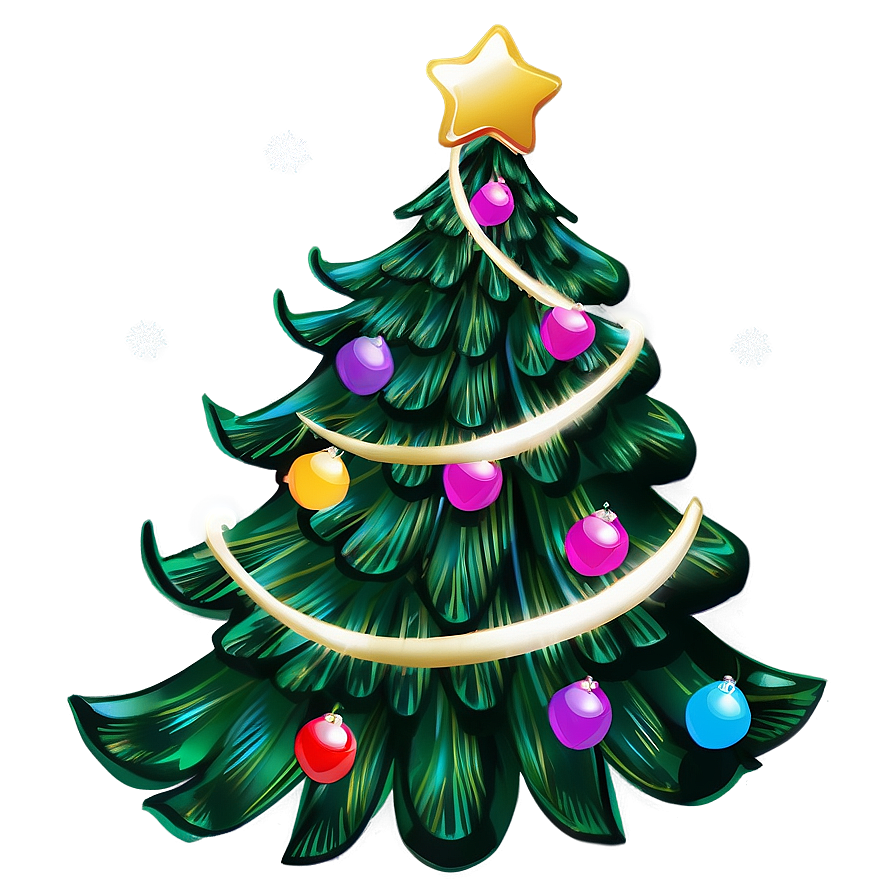 Christmas Tree Merry Wishes Png 05032024 PNG Image