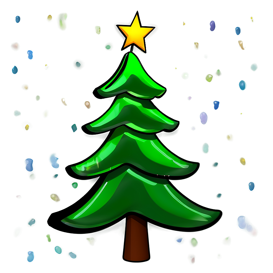 Christmas Tree Shape Png Kgf PNG Image