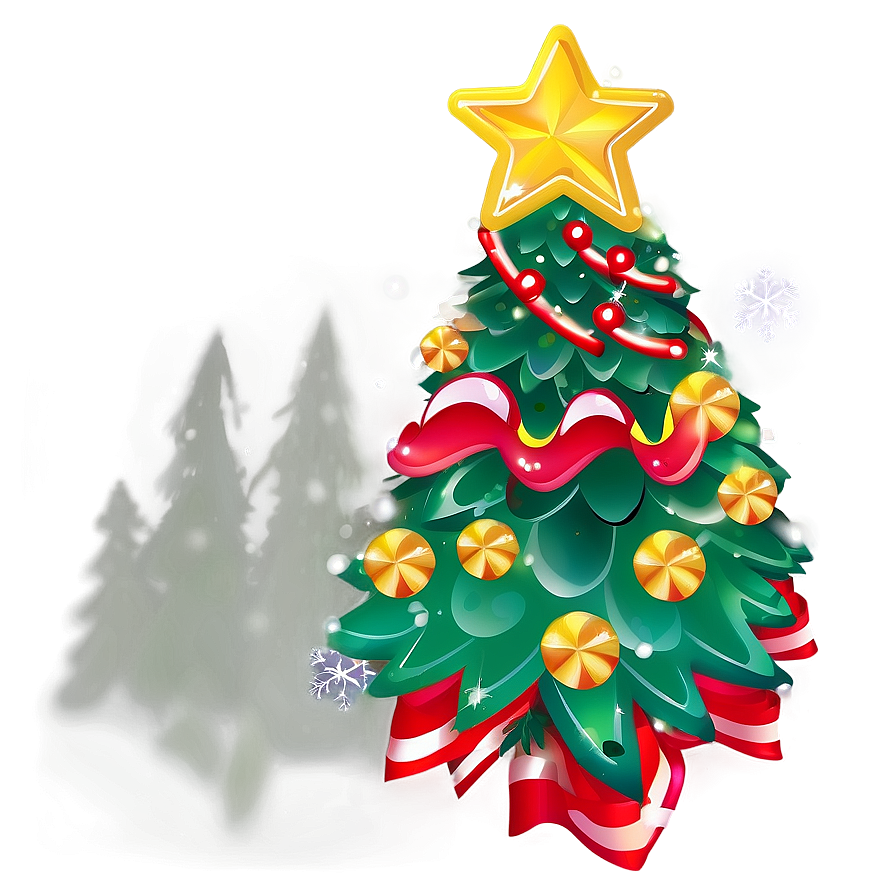 Christmas Tree Silhouette Png Aeu37 PNG Image