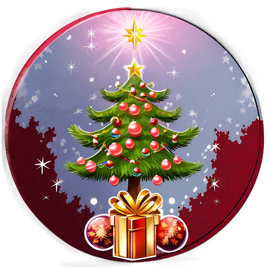 Christmas Tree Star A PNG Image