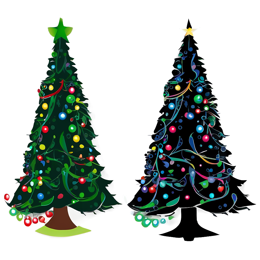 Christmas Tree Vector Png 20 PNG Image