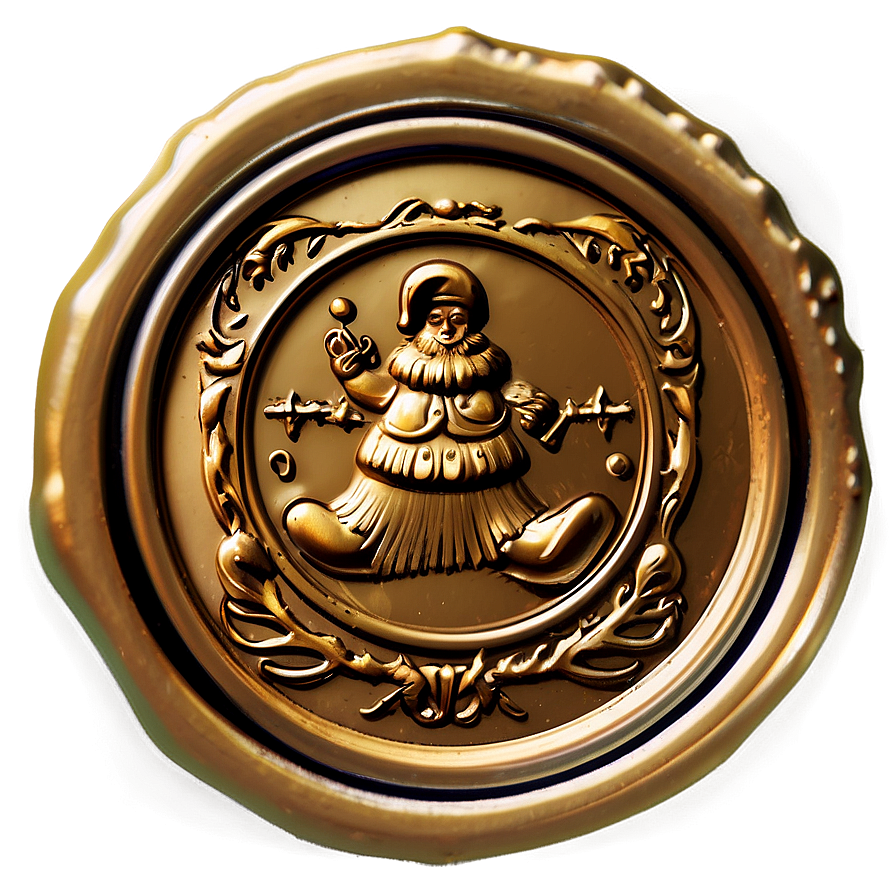 Christmas Wax Seal Png Kjn PNG Image