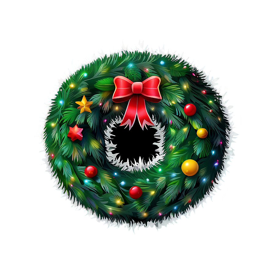 Christmas Wreath Decoration Png 05242024 PNG Image