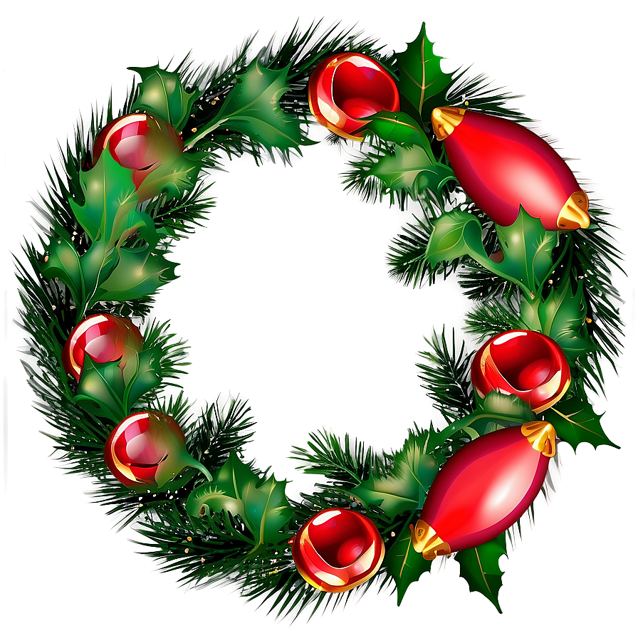 Christmas Wreath Decoration Png Xdb78 PNG Image