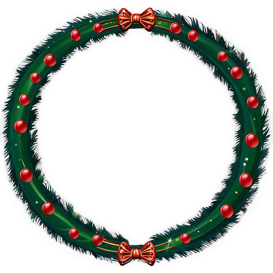 Christmas Wreath Decoration Png Xnc25 PNG Image