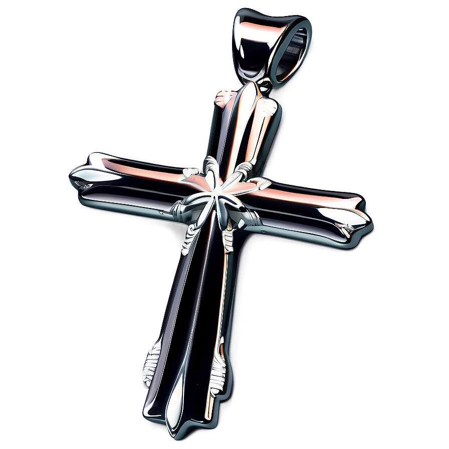 Chrome Heart Cross C PNG Image