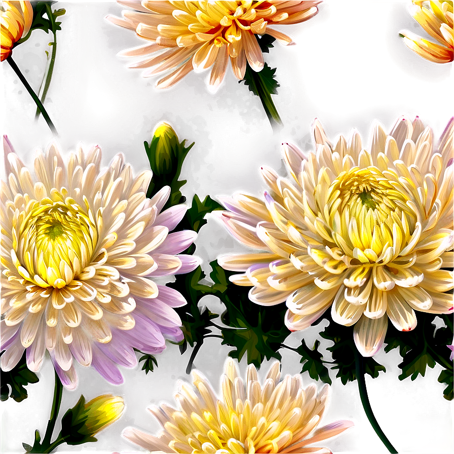 Chrysanthemum Landscape View Png Dgf PNG Image