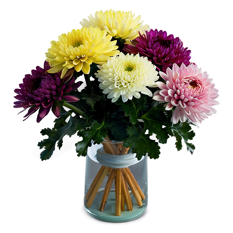 Chrysanthemum Spring Arrangement Png 06112024 PNG Image