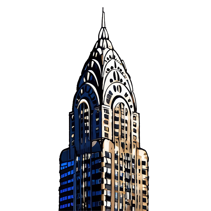 Chrysler Building Artistic Impression Png 06252024 PNG Image