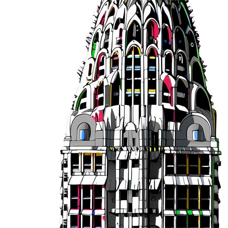 Chrysler Building Detailed Architecture Png 33 PNG Image