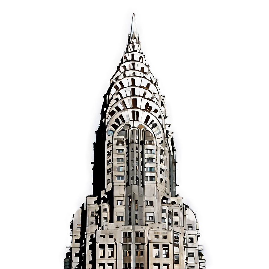 Chrysler Building Early Morning Png Vpj PNG Image