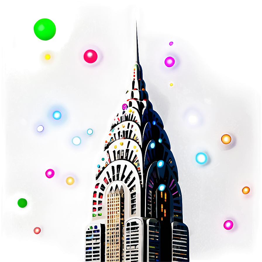 Chrysler Building Festive Season Png 93 PNG Image