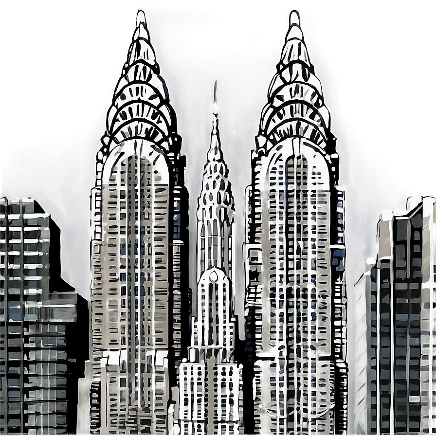 Chrysler Building Gothic Features Png Yxs PNG Image