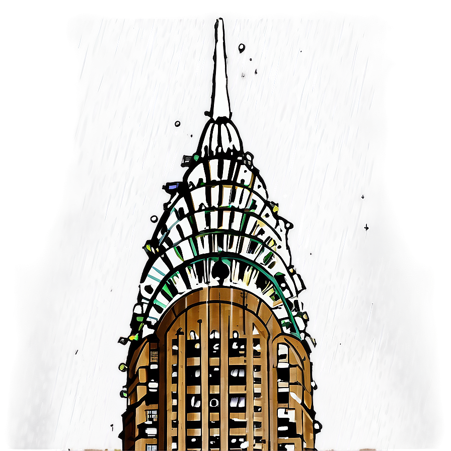 Chrysler Building In Rain Png 76 PNG Image