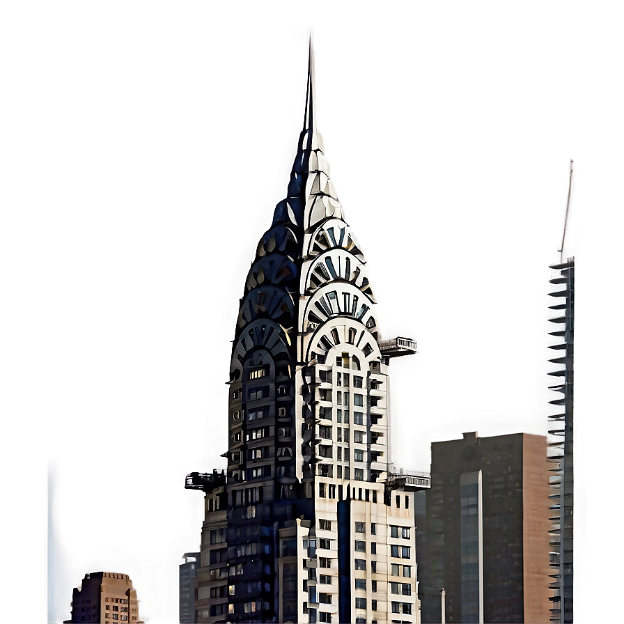 Chrysler Building In Twilight Png 20 PNG Image