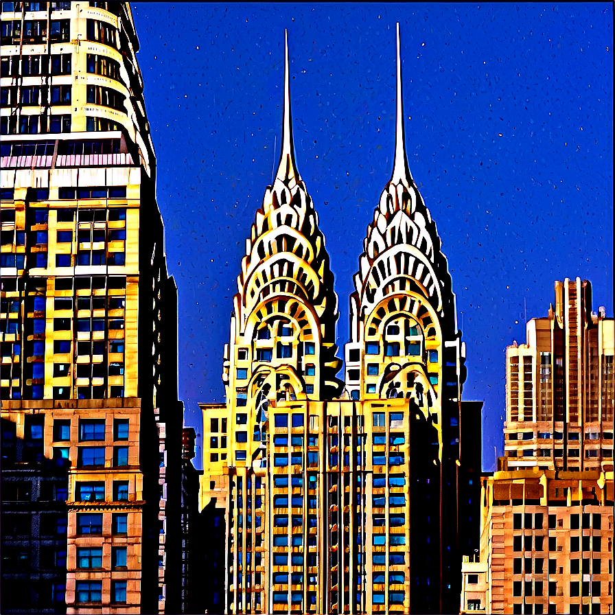 Chrysler Building Rooftop View Png 43 PNG Image