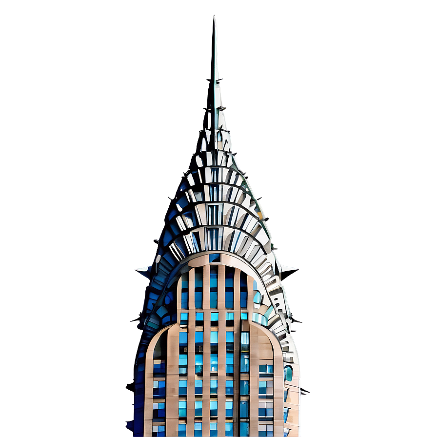 Chrysler Building Rooftop View Png Nec9 PNG Image