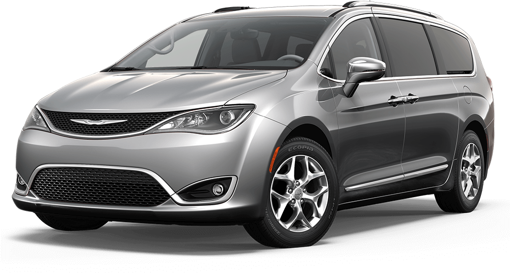 Chrysler Pacific Minivan Silver PNG Image