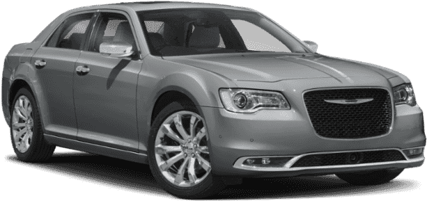 Chrysler300 Sedan Silver PNG Image