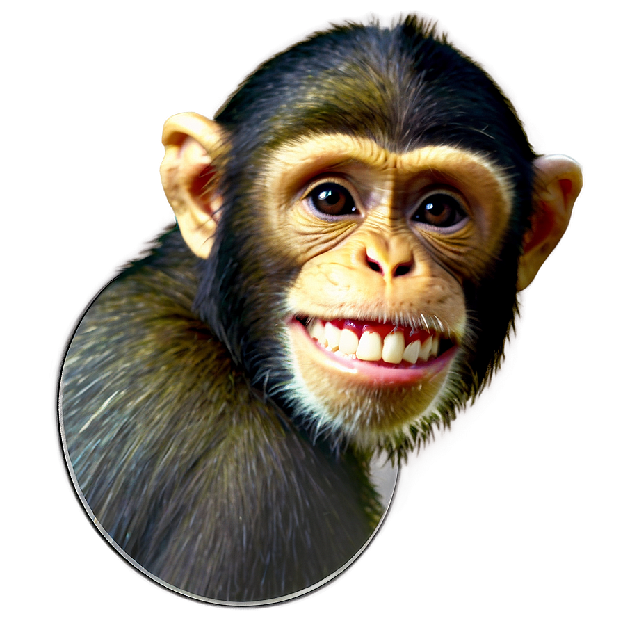 Chuckling Monkey Png Cob PNG Image