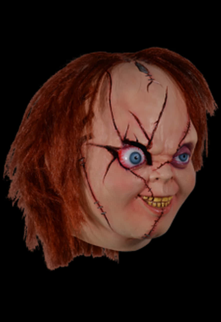 Chucky Horror Movie Character Headshot PNG Image