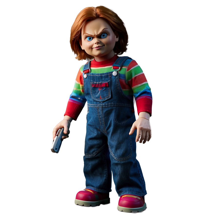 Chucky In Action Png Uvb PNG Image