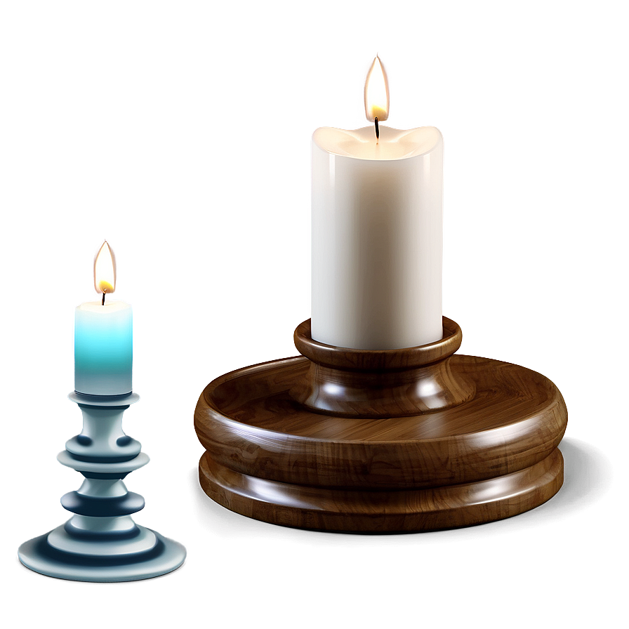 Chunky Candlestick Feature Png Dkq PNG Image