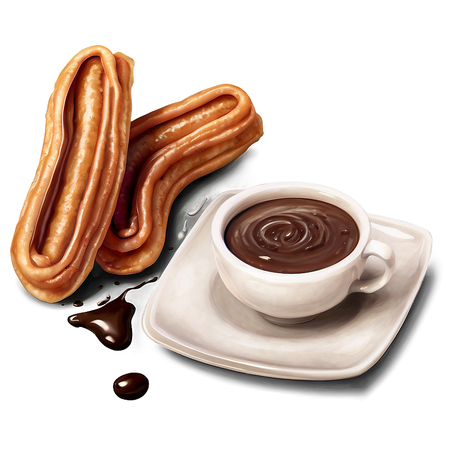 Churros Filled With Chocolate Png Fix PNG Image