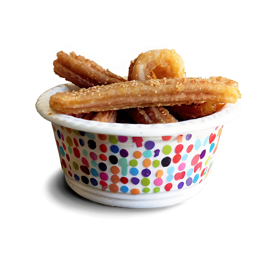 Churros With Caramel Dip Png 06212024 PNG Image