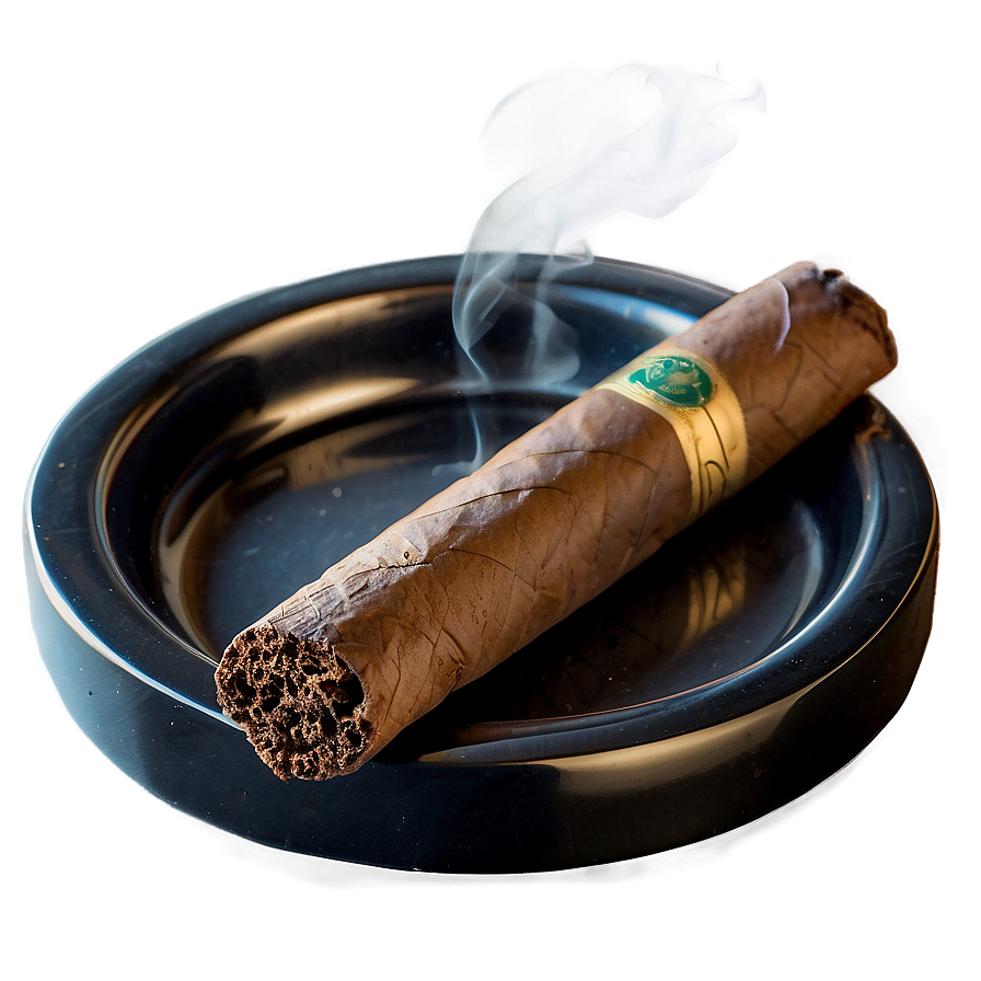 Cigar On Ashtray Png Mds18 PNG Image