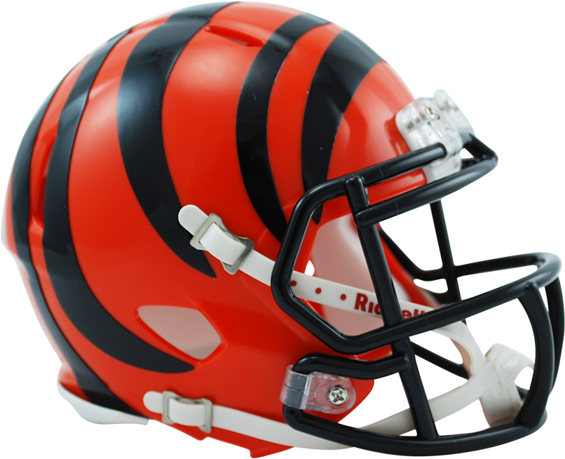 Cincinnati Football Helmet Design PNG Image