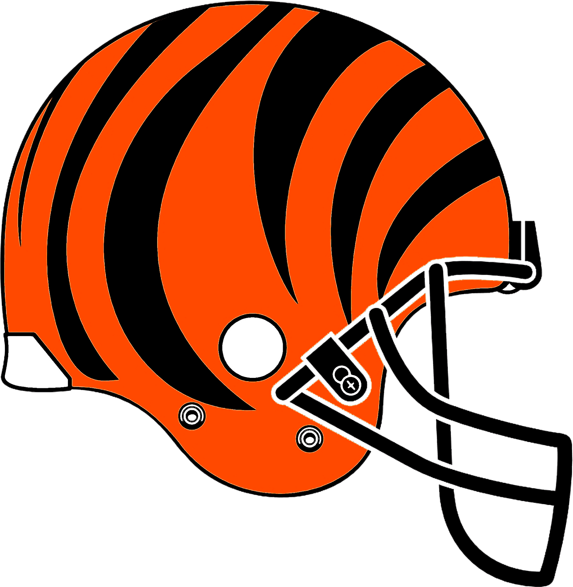 Cincinnati Football Helmet Graphic PNG Image