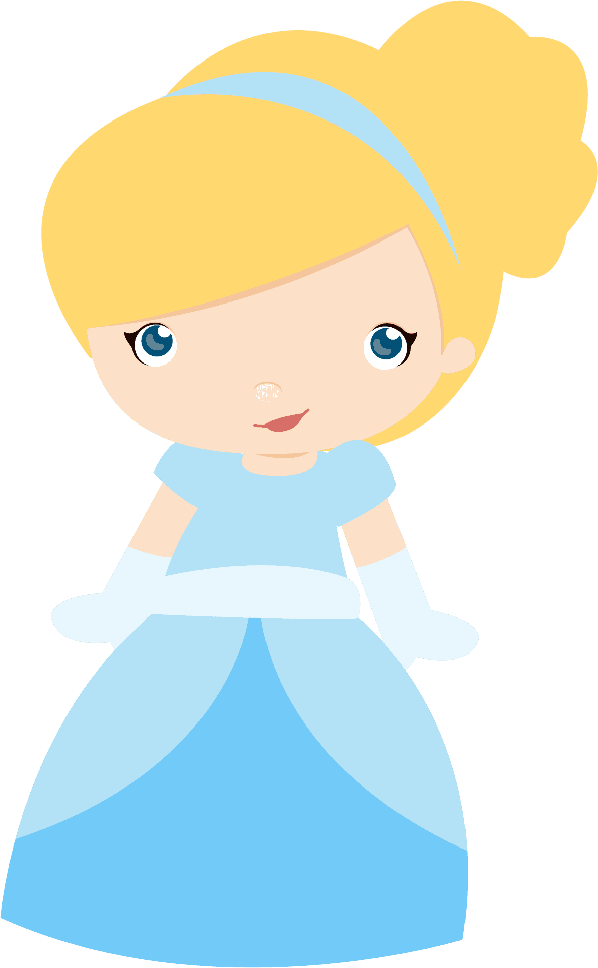 Cinderella Animated Character Illustration.png PNG Image