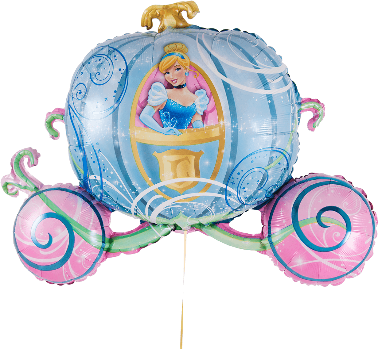 Cinderella Carriage Balloon PNG Image