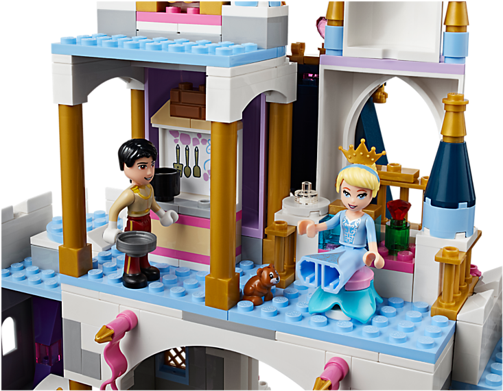 Cinderella Lego Castle Playset PNG Image