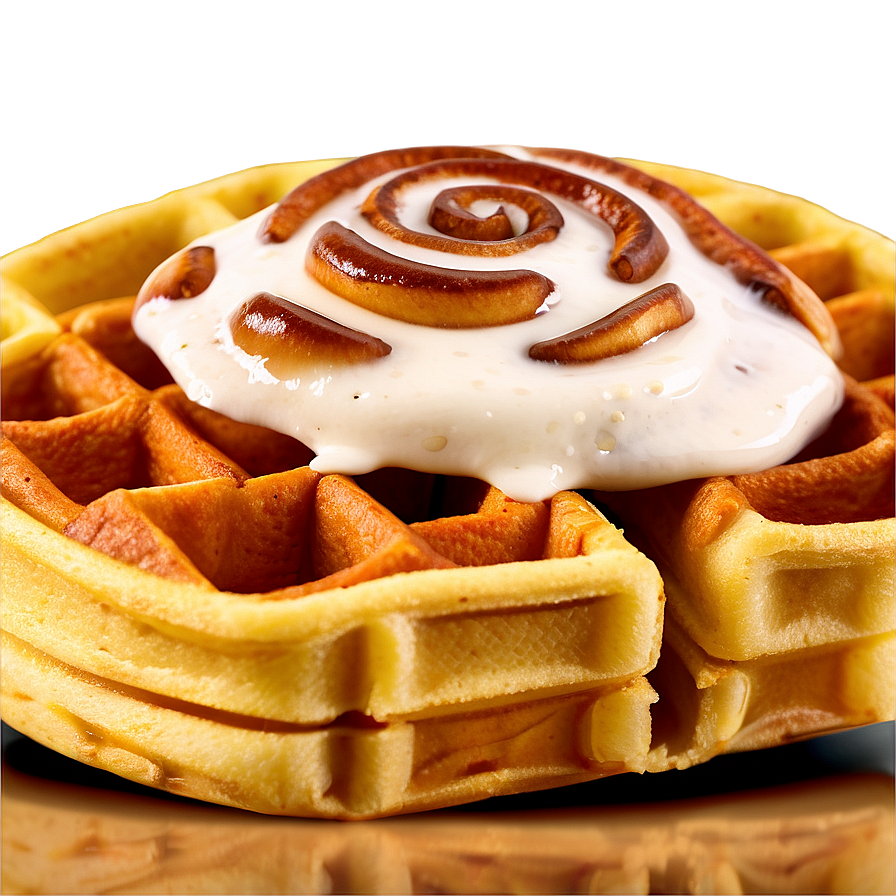 Cinnamon Roll Waffle Png Oif23 PNG Image