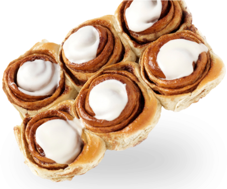 Cinnamon Rollswith Icing PNG Image