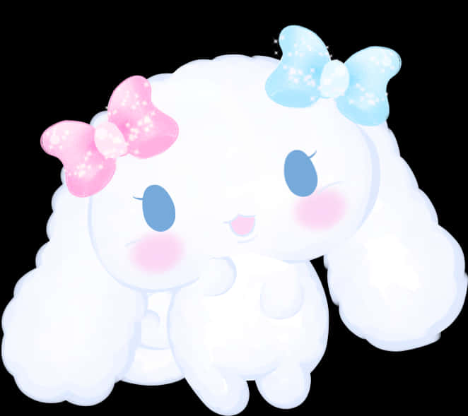 Cinnamoroll Twin Bows PNG Image