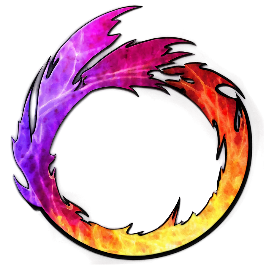 Circle Of Flames Graphic Png Ith PNG Image