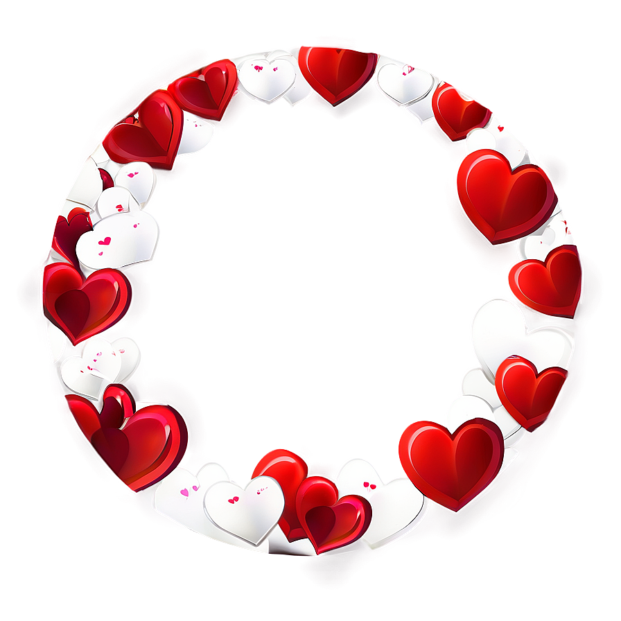 Circle With Hearts Png Ysy PNG Image