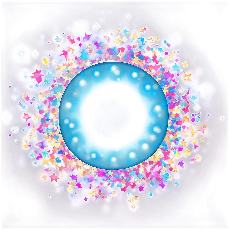 Circle With Sparkles Png 67 PNG Image