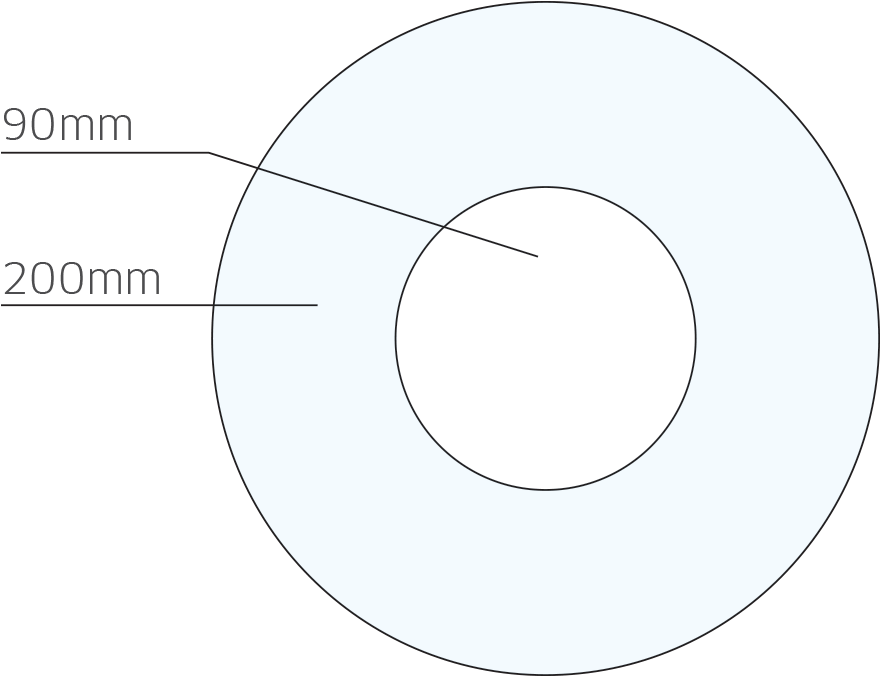 Circular Diagramwith Dimensions PNG Image