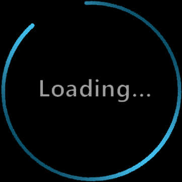 Circular Loading Animation Graphic PNG Image