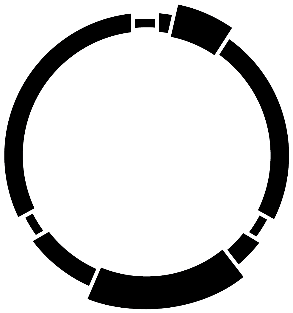 Circular Loading Icon Blackand White PNG Image