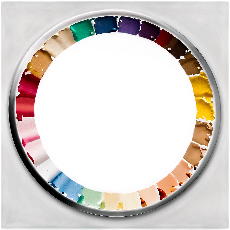 Circular Paint Palette Png Pau67 PNG Image