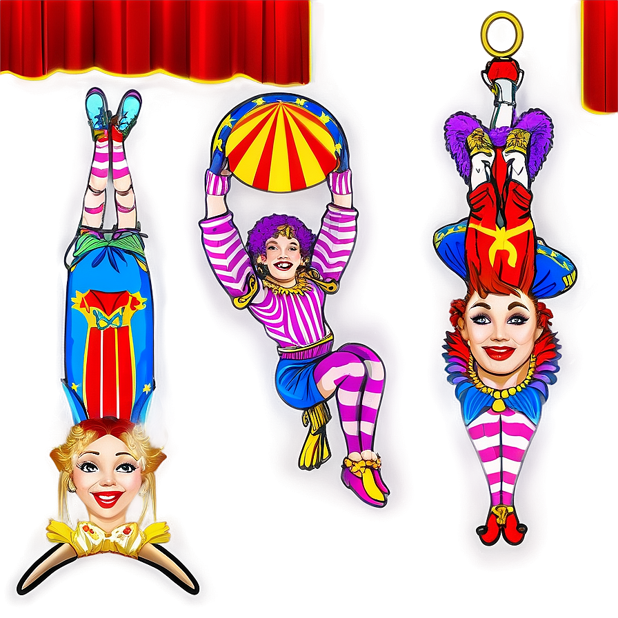 Circus Acrobats Png Dcu6 PNG Image