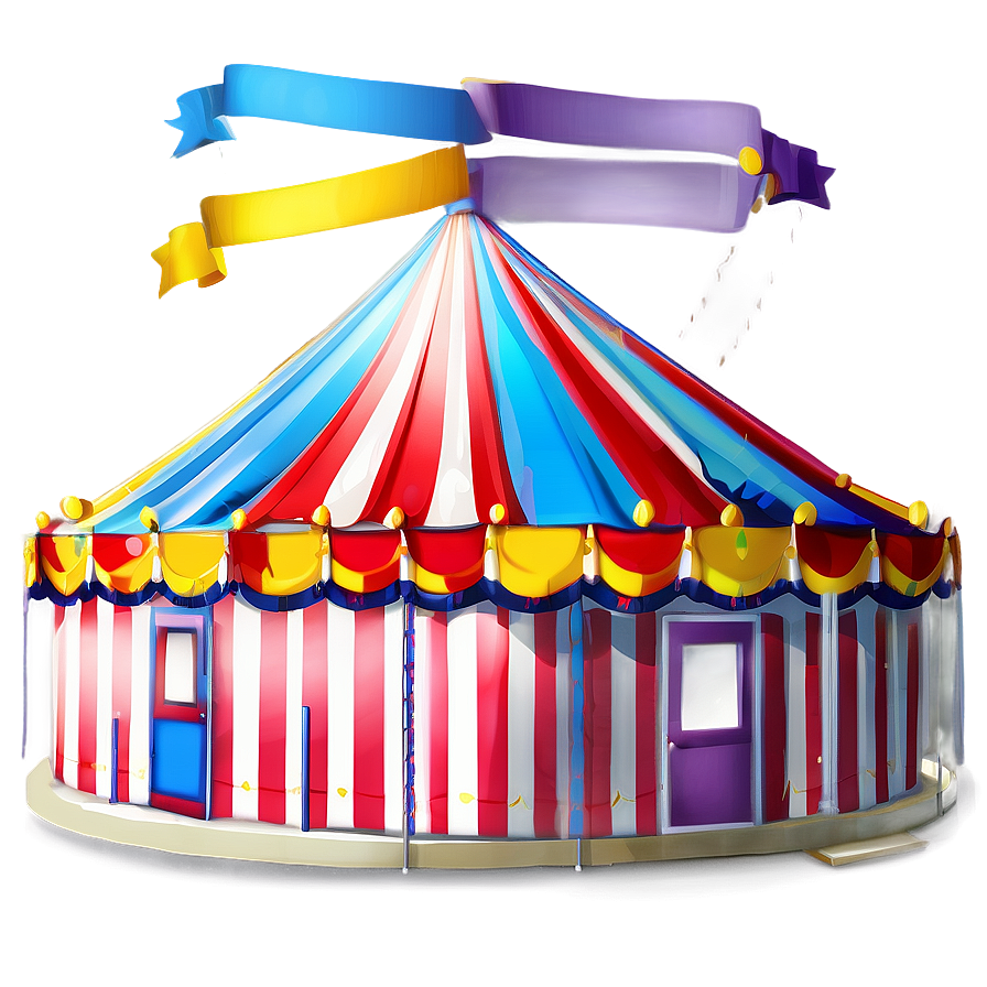 Circus Carnival Tent Picture Png 06282024 PNG Image